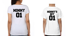 Load image into Gallery viewer, Mommy01 mommy's boy01 Mother and Son Matching T-Shirt- KidsFashionVilla