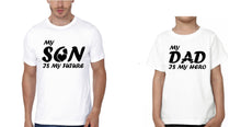 Load image into Gallery viewer, My Dad My Son Father and Son Matching T-Shirt- KidsFashionVilla