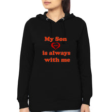 Load image into Gallery viewer, My Son Heart Is Always With Me My Mother Heart is Always With Me Mother and Son Matching Hoodies- KidsFashionVilla