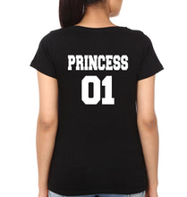 Load image into Gallery viewer, King 01 Princess 01 Father and Daughter Matching T-Shirt- KidsFashionVilla