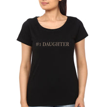 Load image into Gallery viewer, #1Dad #1Daughter Father and Daughter Matching T-Shirt- KidsFashionVilla