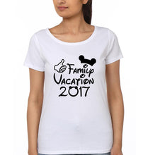 Load image into Gallery viewer, Family vacation 2017 Family Half Sleeves T-Shirts-KidsFashionVilla