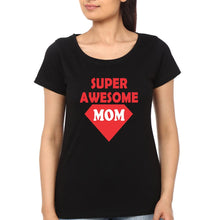 Load image into Gallery viewer, Super awesome dad Mom baby Family Half Sleeves T-Shirts-KidsFashionVilla