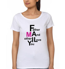 Load image into Gallery viewer, Family Family Half Sleeves T-Shirts-KidsFashionVilla