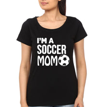 Load image into Gallery viewer, I'M A Soccer Mom I'M A Soccer Son Mother and Son Matching T-Shirt- KidsFashionVilla