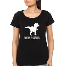 Load image into Gallery viewer, Daddy Saurus Baby Saurus Father and Daughter Matching T-Shirt- KidsFashionVilla