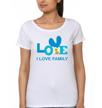 Load image into Gallery viewer, Love Family Half Sleeves T-Shirts-KidsFashionVilla