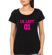 Load image into Gallery viewer, Big Man 01 Lil Lady 01 Father and Daughter Matching T-Shirt- KidsFashionVilla