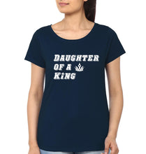 Load image into Gallery viewer, Father Of A Princess & Daughter Of A King Father and Daughter Matching T-Shirt- KidsFashionVilla