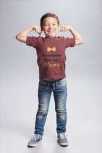 Load image into Gallery viewer, Handsome Like My Mamu Half Sleeves T-Shirt for Boy-KidsFashionVilla