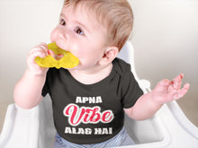 Load image into Gallery viewer, Apna Vibe Alag Hai Rompers for Baby Boy- KidsFashionVilla
