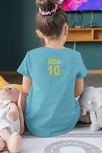 Load image into Gallery viewer, Messi 10 Half Sleeves T-Shirt For Girls -KidsFashionVilla
