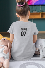 Load image into Gallery viewer, Dhoni 07 Half Sleeves T-Shirt For Girls -KidsFashionVilla