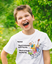Load image into Gallery viewer, My Band Poem Half Sleeves T-Shirt for Boy-KidsFashionVilla