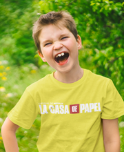 Load image into Gallery viewer, La Casa De Papel Money Heist Half Sleeves T-Shirt for Boy-KidsFashionVilla