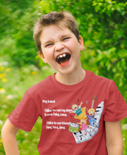 Load image into Gallery viewer, My Band Poem Half Sleeves T-Shirt for Boy-KidsFashionVilla