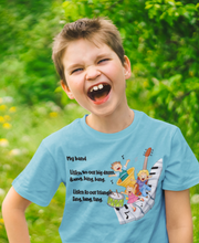 Load image into Gallery viewer, My Band Poem Half Sleeves T-Shirt for Boy-KidsFashionVilla
