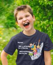 Load image into Gallery viewer, My Band Poem Half Sleeves T-Shirt for Boy-KidsFashionVilla