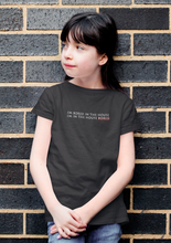 Load image into Gallery viewer, I Am In The Bored House Minimals Half Sleeves T-Shirt For Girls -KidsFashionVilla