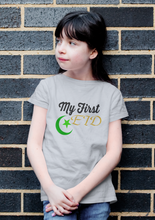 Load image into Gallery viewer, My 1st Eid Half Sleeves T-Shirt For Girls -KidsFashionVilla