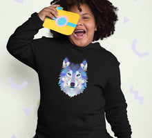 Load image into Gallery viewer, Wolf Girl Hoodies-KidsFashionVilla