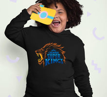 Load image into Gallery viewer, IPL CSK Chennai SuperKings Girl Hoodies-KidsFashionVilla