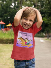 Load image into Gallery viewer, Lakdi Ki Kathi Pe Ghoda Poem Half Sleeves T-Shirt for Boy-KidsFashionVilla