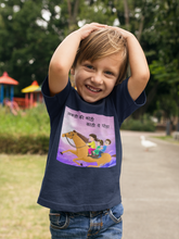 Load image into Gallery viewer, Lakdi Ki Kathi Pe Ghoda Poem Half Sleeves T-Shirt for Boy-KidsFashionVilla