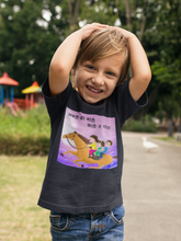 Load image into Gallery viewer, Lakdi Ki Kathi Pe Ghoda Poem Half Sleeves T-Shirt for Boy-KidsFashionVilla