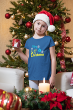 Load image into Gallery viewer, First Christmas Half Sleeves T-Shirt For Girls -KidsFashionVilla