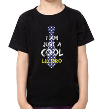 Load image into Gallery viewer, I M Just A Cool Big Bro Brother-Brother Kids Half Sleeves T-Shirts -KidsFashionVilla