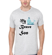 Load image into Gallery viewer, My Strongest Daddy  My Brave Son Father and Son Matching T-Shirt- KidsFashionVilla