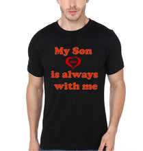 Load image into Gallery viewer, My Daughter Heart is Always With Me My Mother Heart is Always With Me Father and Son Matching T-Shirt- KidsFashionVilla