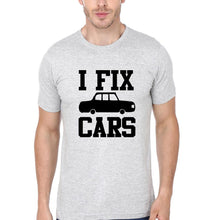 Load image into Gallery viewer, I Fix Car I Play With Car Father and Son Matching T-Shirt- KidsFashionVilla
