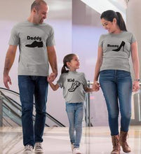 Load image into Gallery viewer, Daddy Mommy Kid Family Half Sleeves T-Shirts-KidsFashionVilla