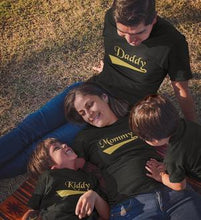 Load image into Gallery viewer, Daddy Mommy Kiddy Family Half Sleeves T-Shirts-KidsFashionVilla