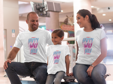 Load image into Gallery viewer, Happy Wali Holi Family Half Sleeves T-Shirts-KidsFashionVilla