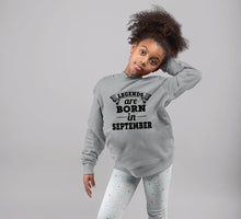 Load image into Gallery viewer, Legends are born in september Girl Hoodies-KidsFashionVilla