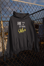 Load image into Gallery viewer, He Got It From Me Mother And Son Black Matching Hoodies- KidsFashionVilla