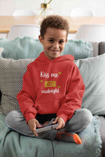Load image into Gallery viewer, Kiss Me At Midnight Christmas Boy Hoodies-KidsFashionVilla
