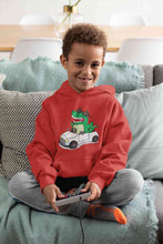 Load image into Gallery viewer, Dino Car Cartoon Boy Hoodies-KidsFashionVilla