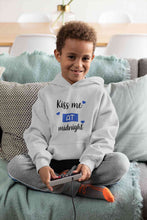 Load image into Gallery viewer, Kiss Me At Midnight Christmas Boy Hoodies-KidsFashionVilla