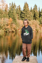 Load image into Gallery viewer, Dino Car Cartoon Girl Hoodies-KidsFashionVilla