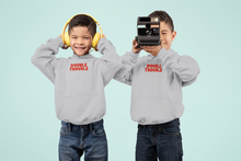 Load image into Gallery viewer, Double Trouble Twin Brother Kids Matching Hoodies -KidsFashionVilla