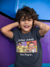 Load image into Gallery viewer, Johny Johny Yes Papa Poem Half Sleeves T-Shirt for Boy-KidsFashionVilla