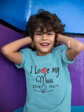 Load image into Gallery viewer, I Love My Masi Half Sleeves T-Shirt for Boy-KidsFashionVilla