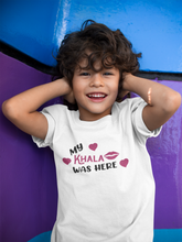 Load image into Gallery viewer, Khala Was Here Eid Half Sleeves T-Shirt for Boy-KidsFashionVilla