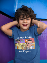 Load image into Gallery viewer, Johny Johny Yes Papa Poem Half Sleeves T-Shirt for Boy-KidsFashionVilla
