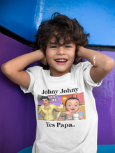 Load image into Gallery viewer, Johny Johny Yes Papa Poem Half Sleeves T-Shirt for Boy-KidsFashionVilla