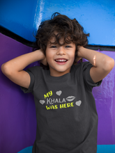 Load image into Gallery viewer, Khala Was Here Eid Half Sleeves T-Shirt for Boy-KidsFashionVilla